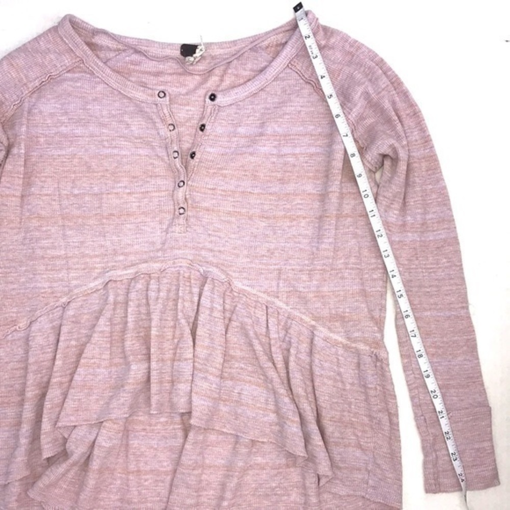 We The Free Coastline Henley Peplum Top - Picture 12 of 14